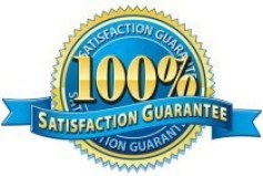 We offer a 100% satisfaction guarntee